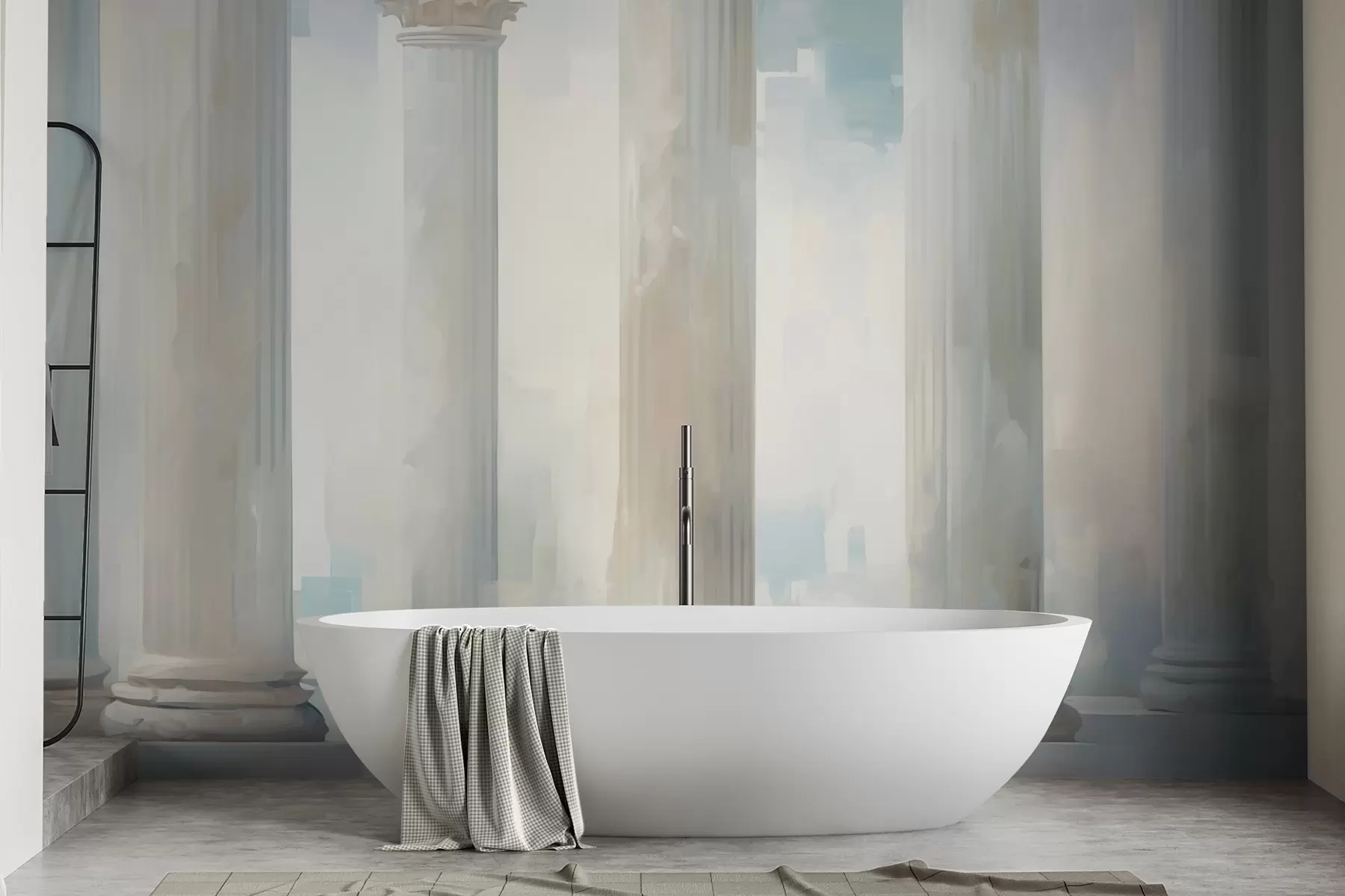 Fototapeta Kolumny imitujące malarstwo w05228