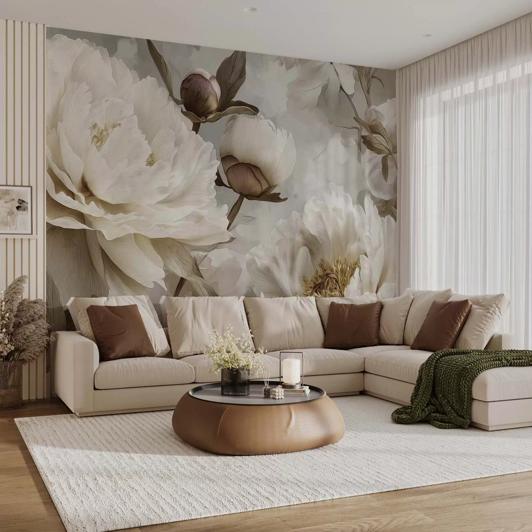 Fototapeta Duże piwonie w09689