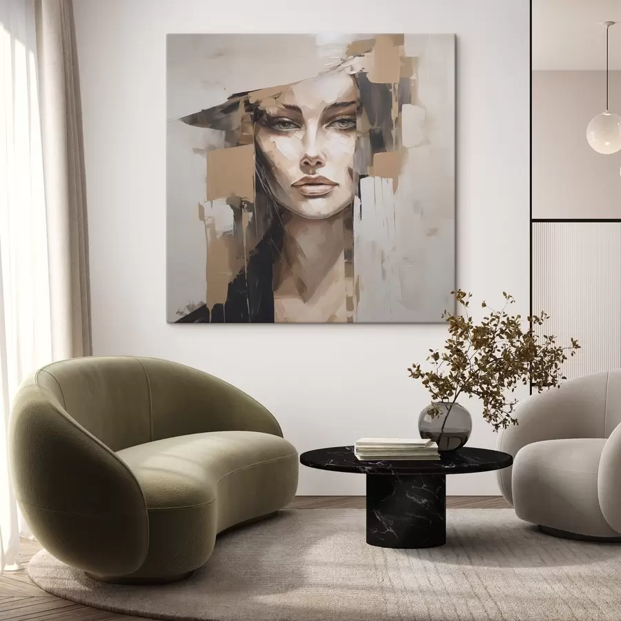 Obraz Abstrakcyjny portret s48051