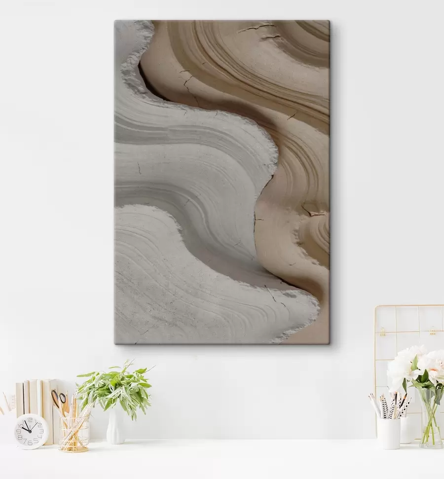 Obraz Jasna i beżowa listwa przypodłogowa s48107