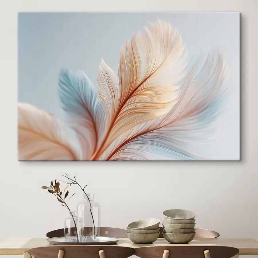 Obraz Wielobarwne pióra s48110