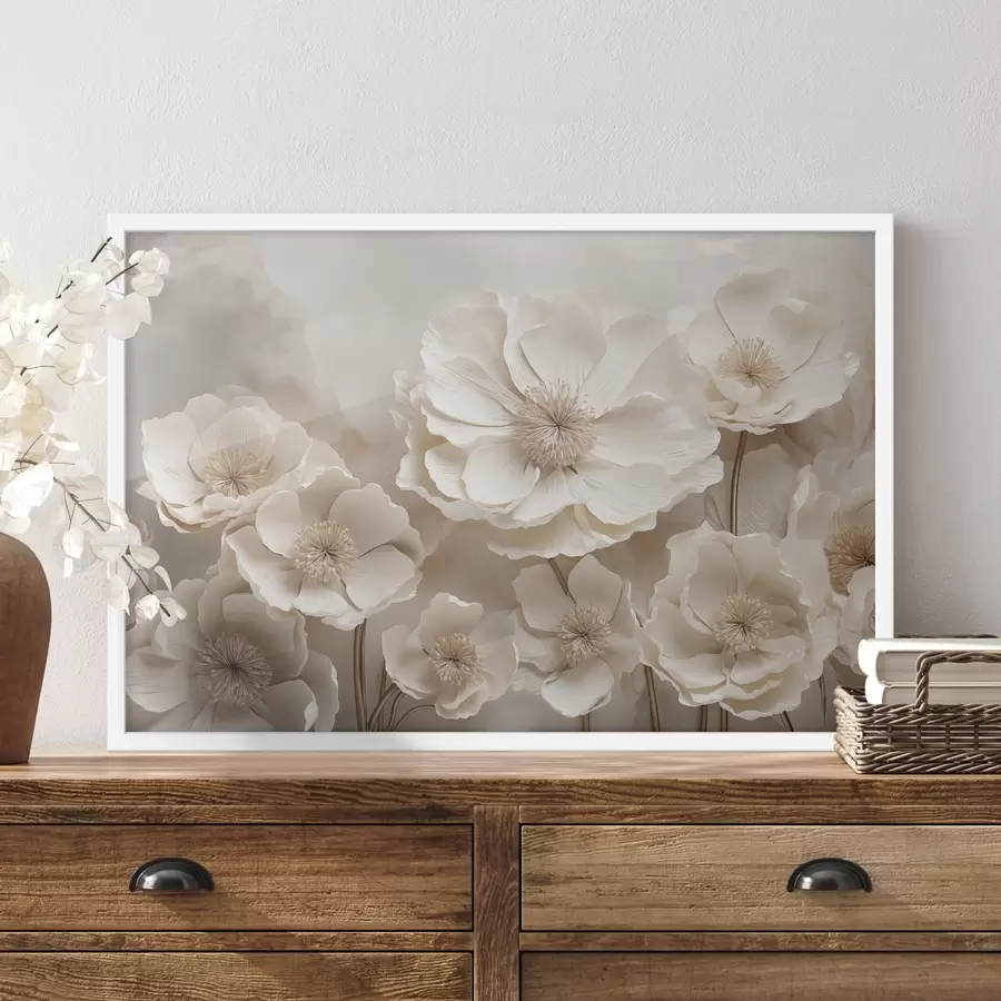 Fototapeta Duże kwiaty f48111