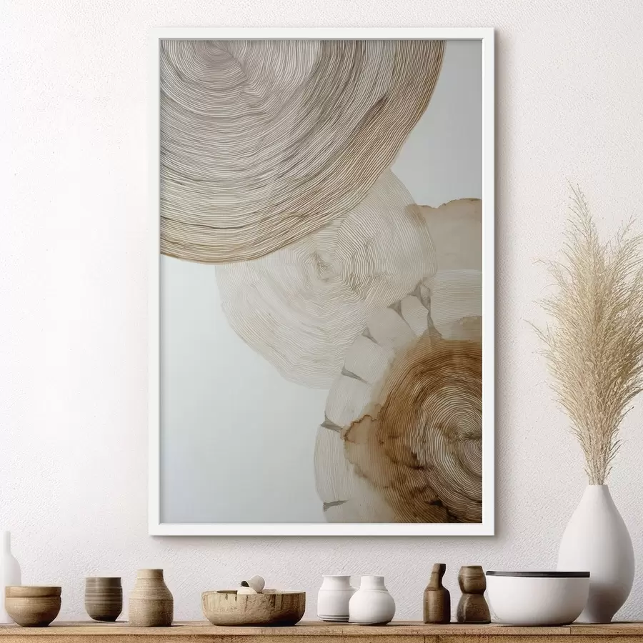 Fototapeta abstrakcyjne roczne słoje drzew f47933