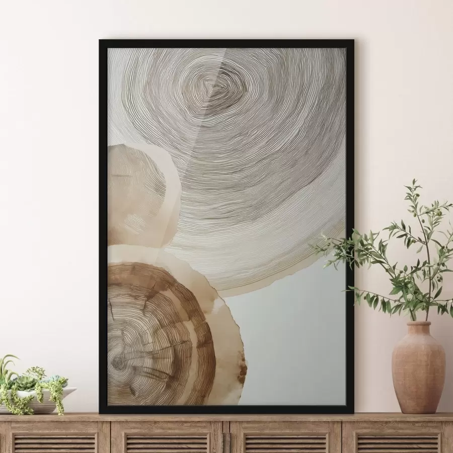 Fototapeta abstrakcyjne roczne słoje drzew f47934