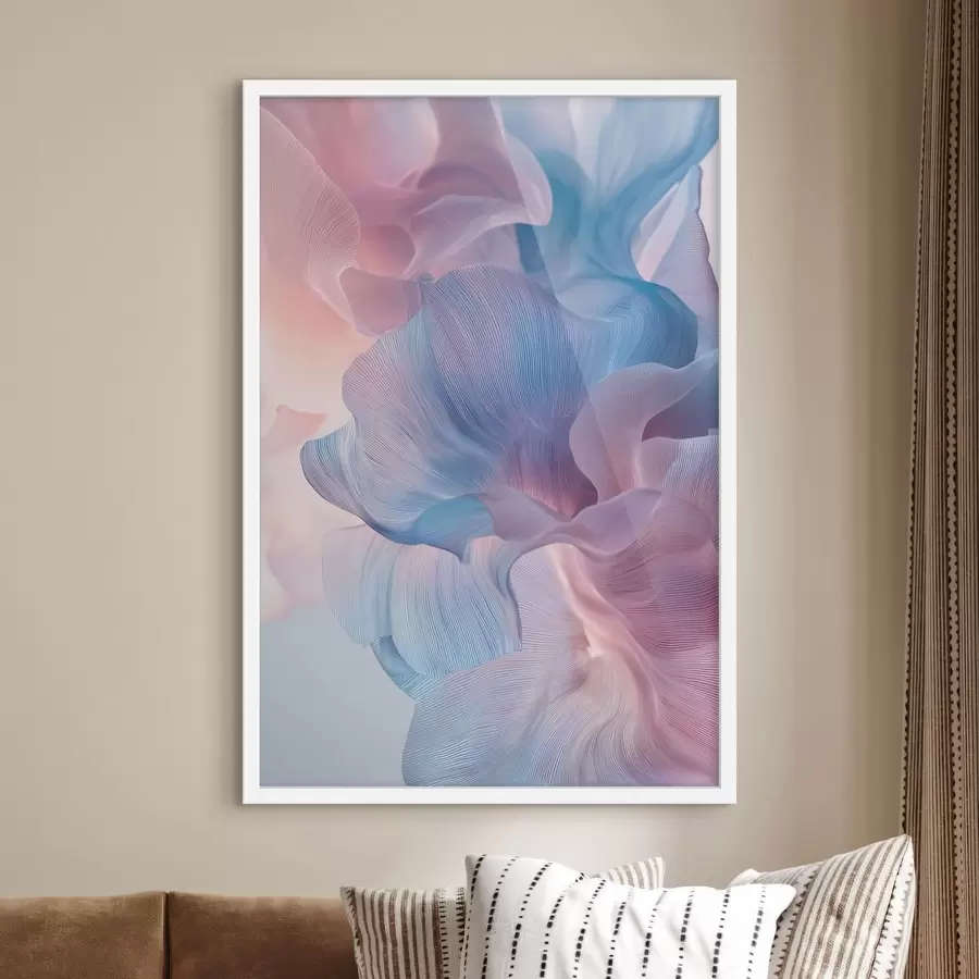 Fototapeta abstrakcyjne fale z efektem objętościowym f47946