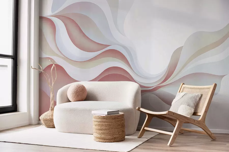 Fototapeta Gładkie, eleganckie fale w05245