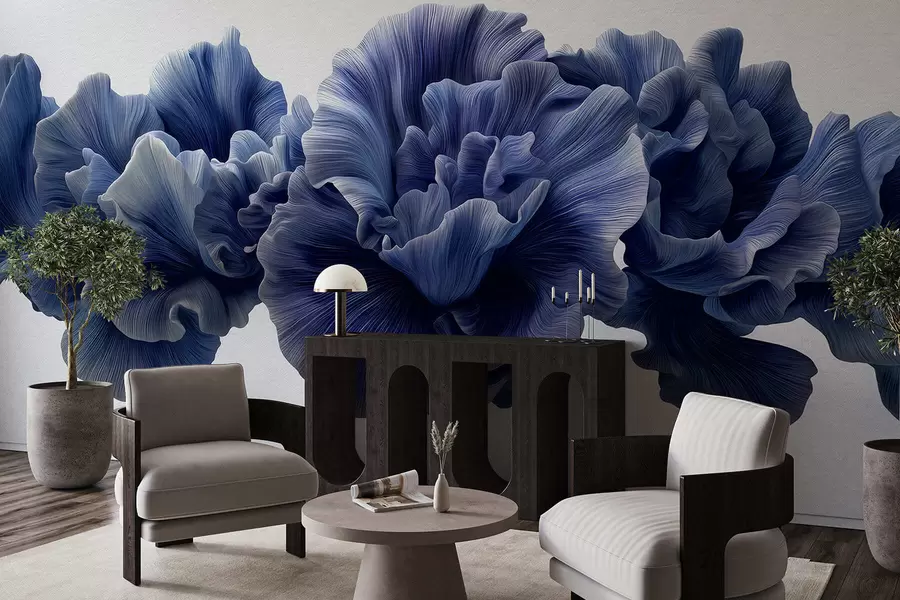 Fototapeta Luksusowe krzywizny płatków w05249