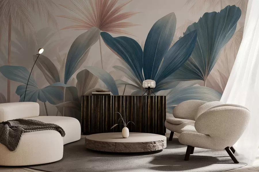 Fototapeta Splecione tropikalne liście w05251