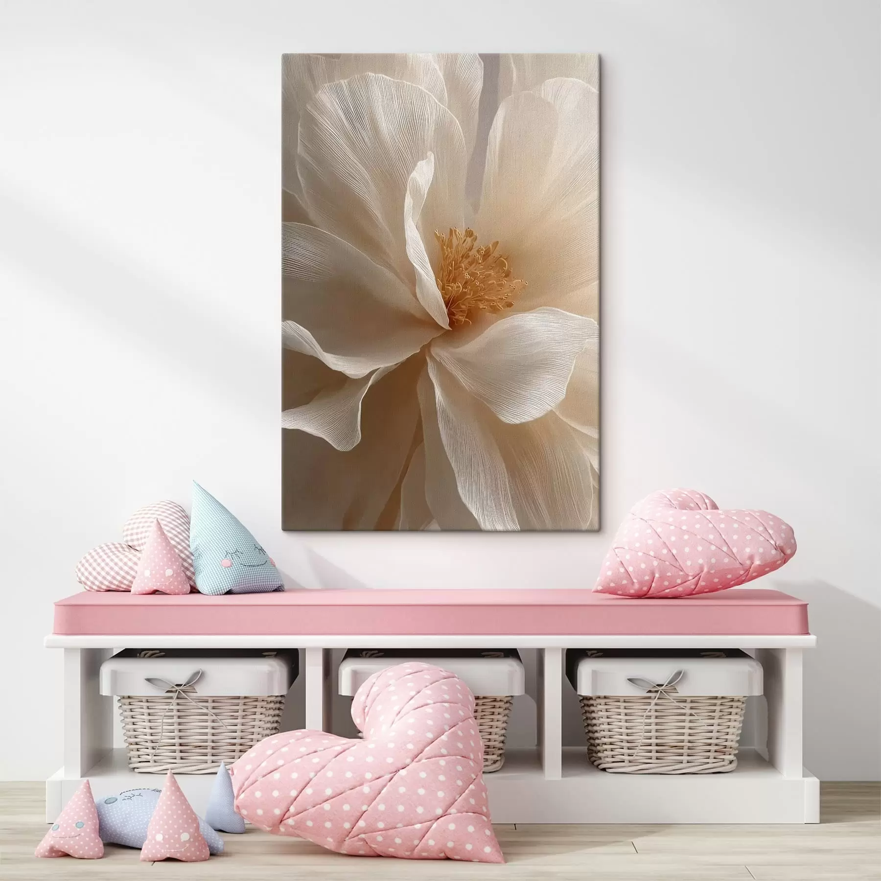 Obraz kompozycja kwiatowa w ciepłych  odcieniach s48120