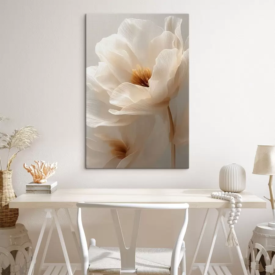 Obraz kompozycja kwiatowa w ciepłych  odcieniach s48121