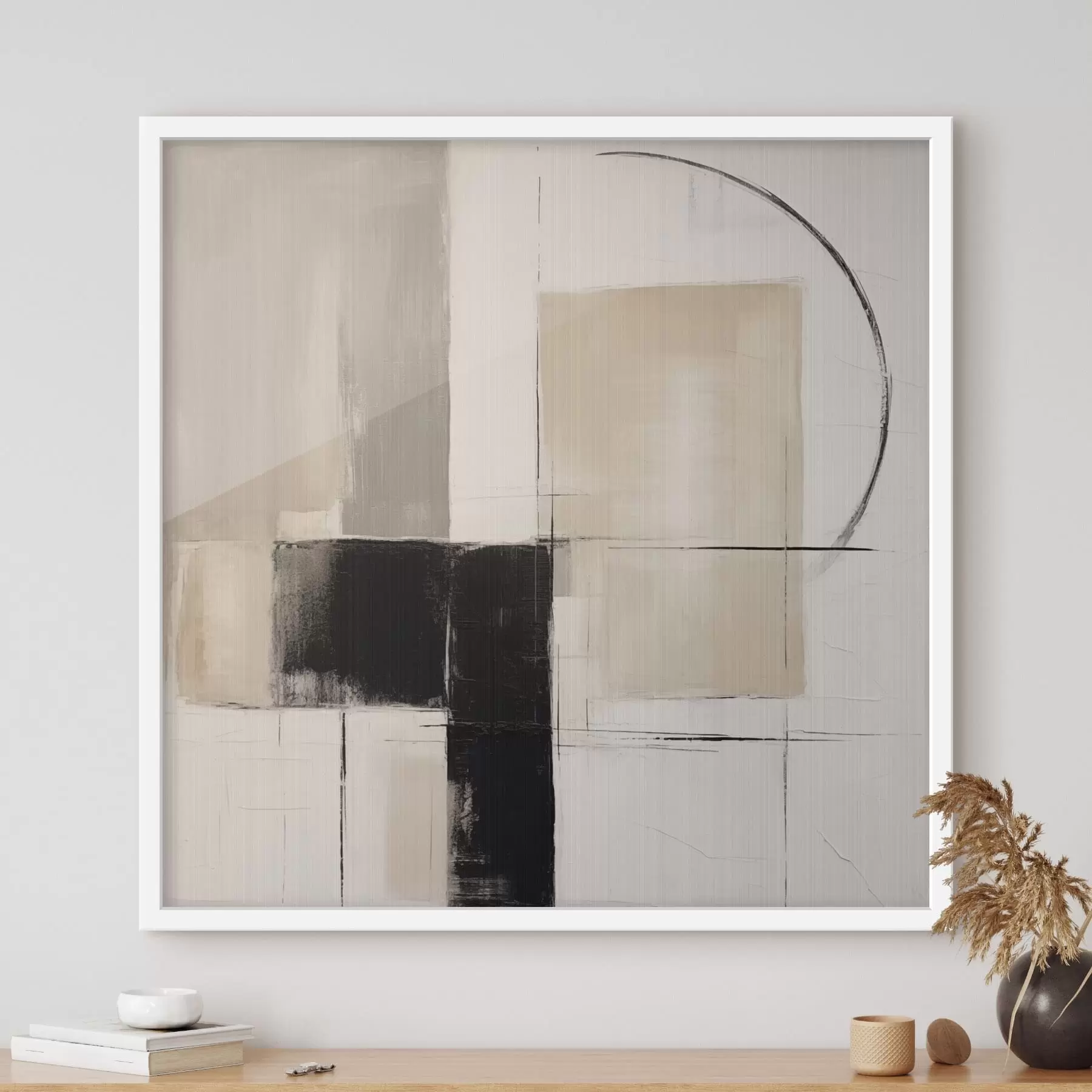 Fototapeta nowoczesne abstrakcyjne malarstwo geometryczne f48072