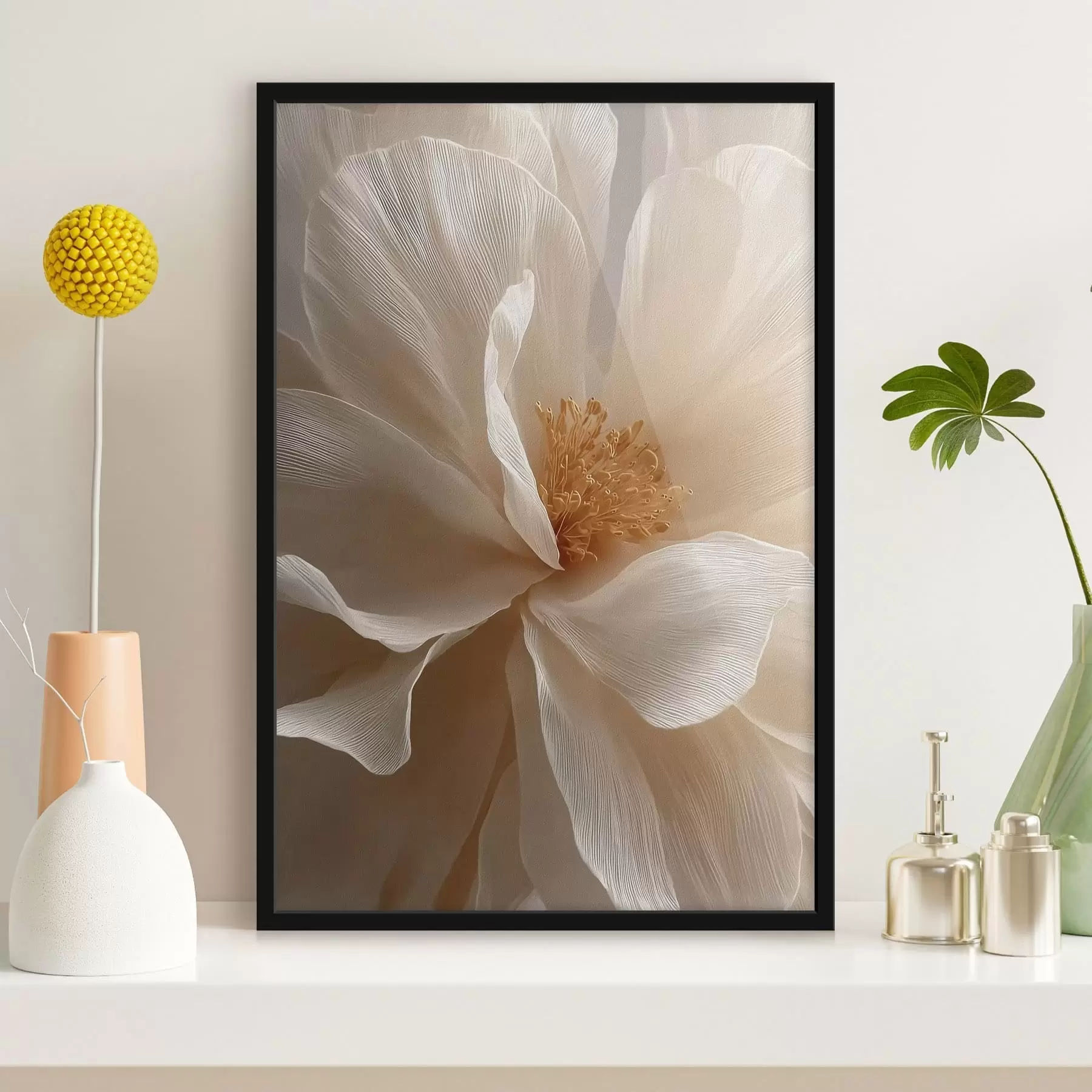 Fototapeta kompozycja kwiatowa w ciepłych  odcieniach f48120