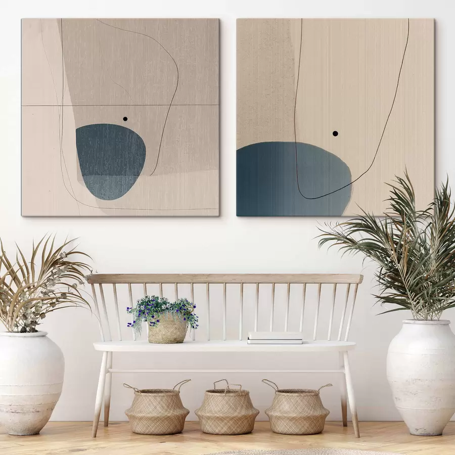 Obraz Minimalistyczny abstrakcyjny wzór z linią m30082