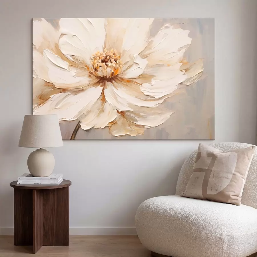 Obraz Zbliżenie na kwiat o delikatnej fakturze s48092