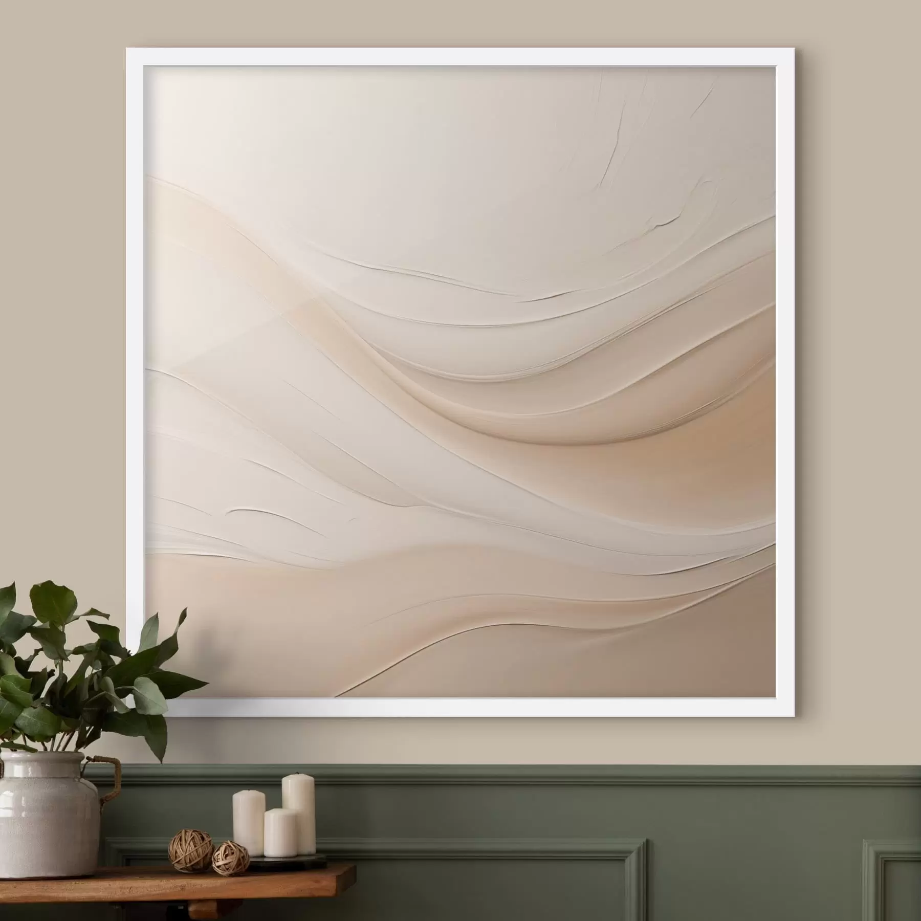 Fototapeta Minimalny wzór fal w jasnych odcieniach f48097