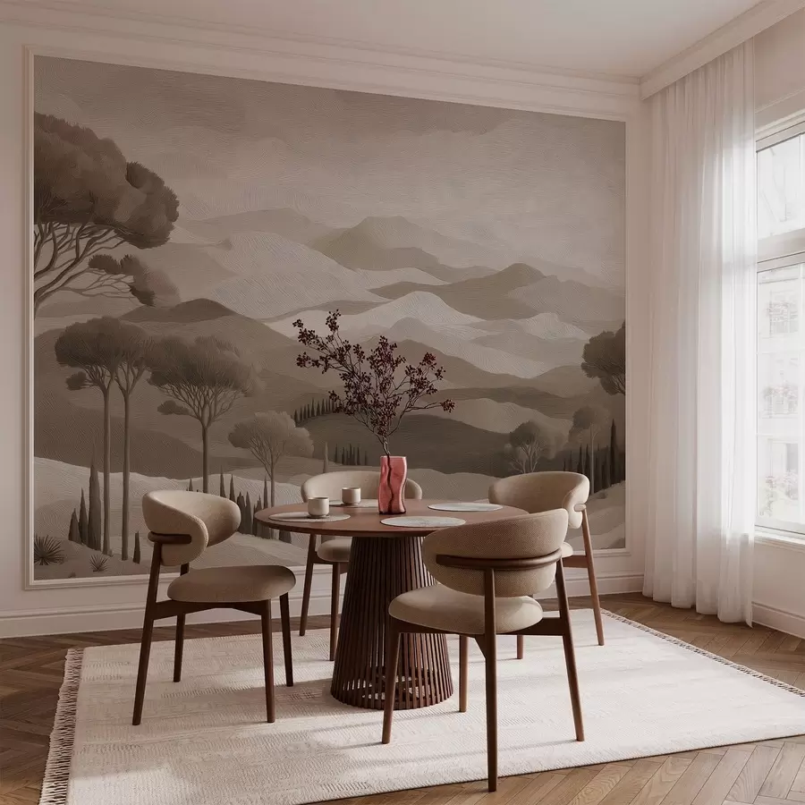 Fototapeta Krajobraz w stylu malarstwa olejnego w05258v1