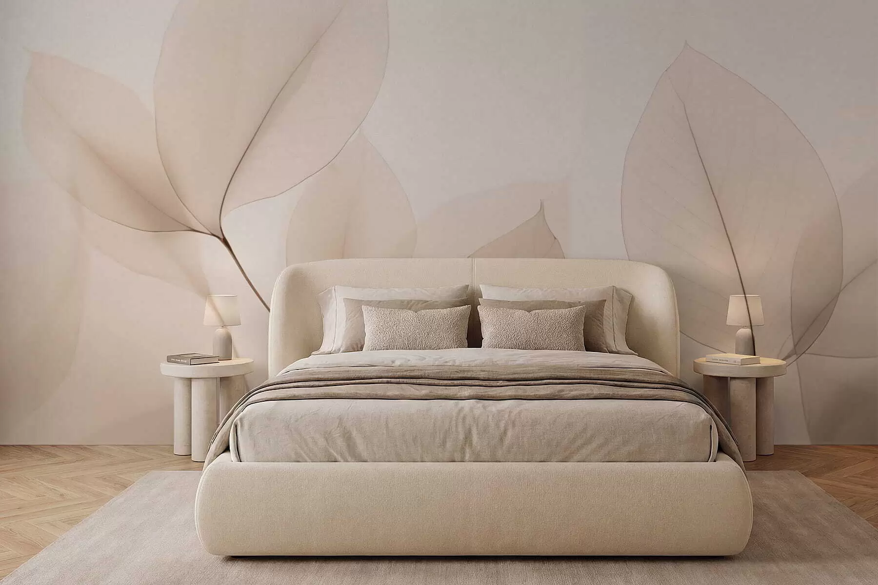 Fototapeta Biały kwiat z cienką linią w05268