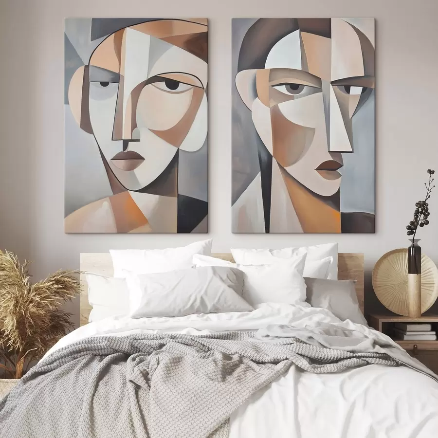 Obraz Nowoczesne portrety kubistyczne  m30065