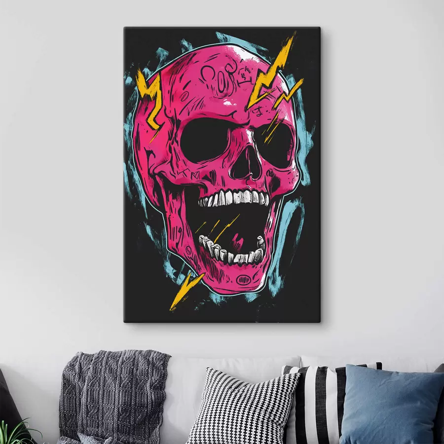 Obraz Abstrakcyjna czaszka s47780