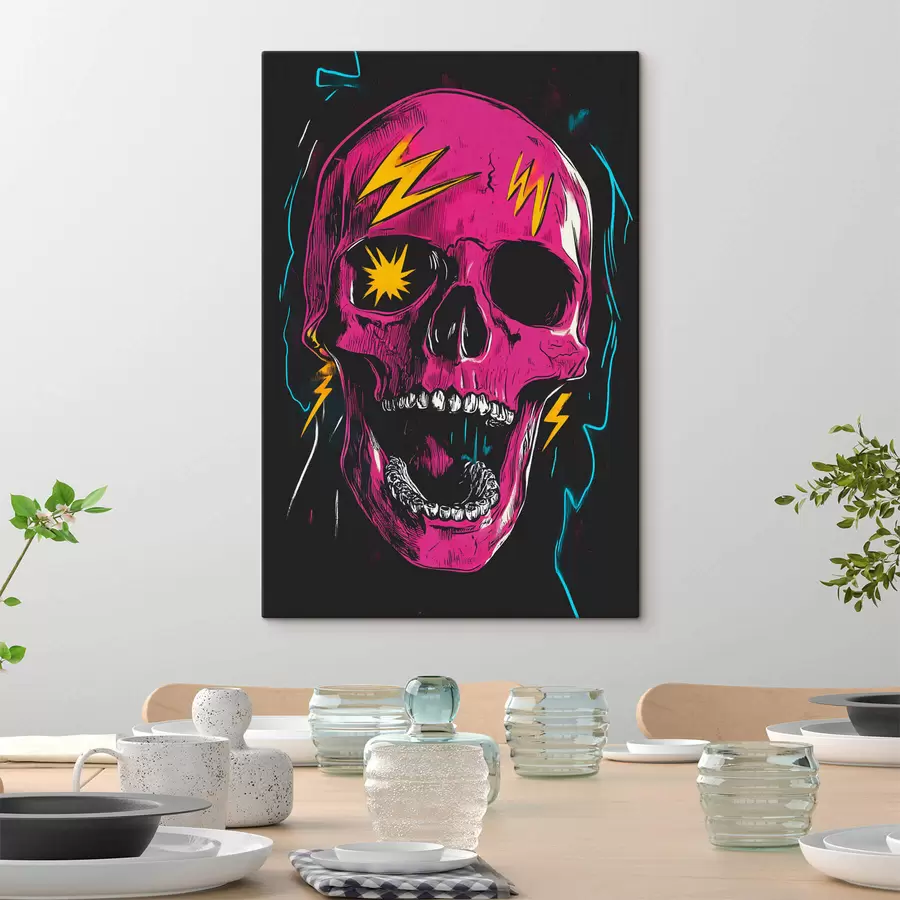 Obraz Abstrakcyjna czaszka s47781