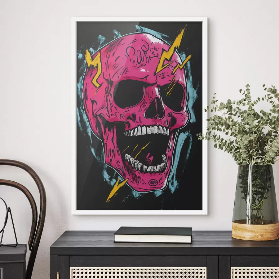 Fototapeta Abstrakcyjna czaszka f47780