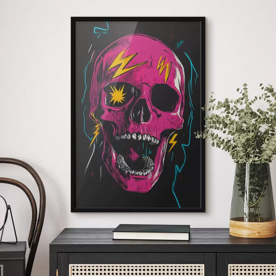 Fototapeta Abstrakcyjna czaszka f47781