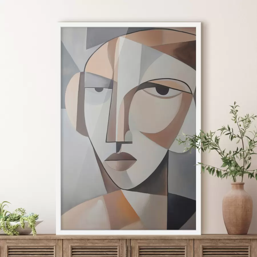 Fototapeta Nowoczesny portret kubistyczny f48012