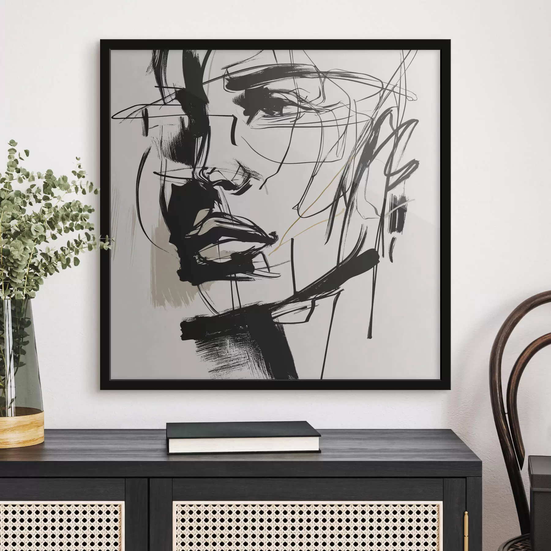 Fototapeta Minimalistyczne portrety mężczyzny f48015