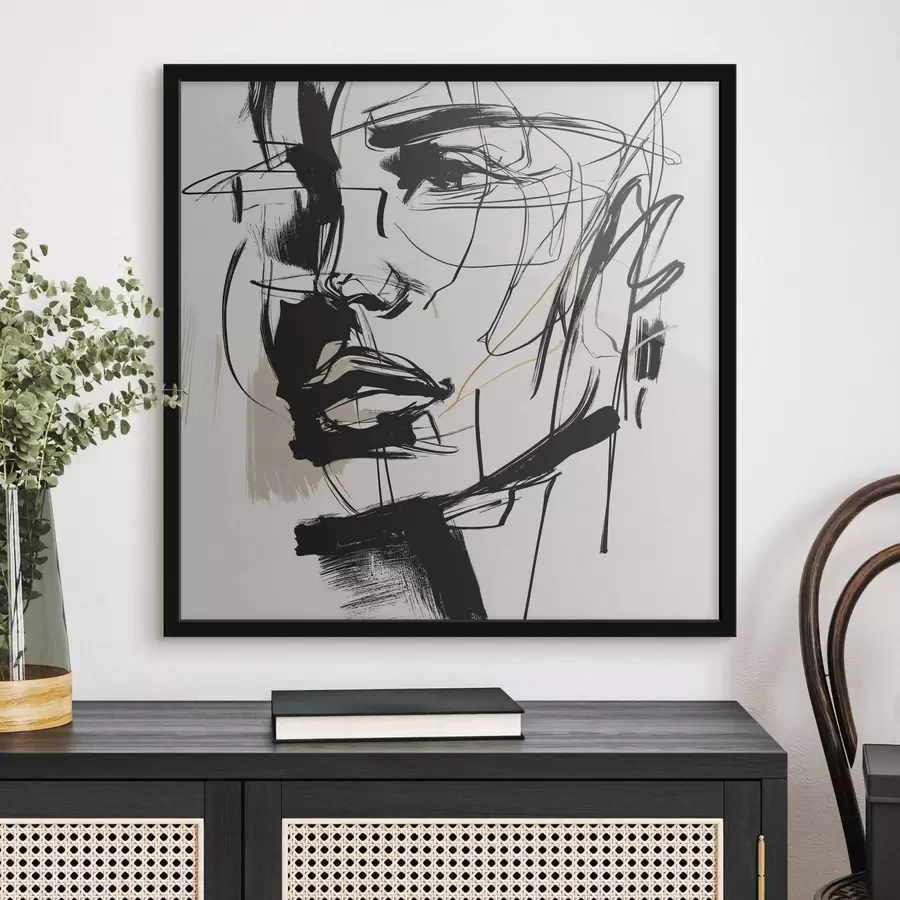 Fototapeta Minimalistyczne portrety mężczyzny f48015