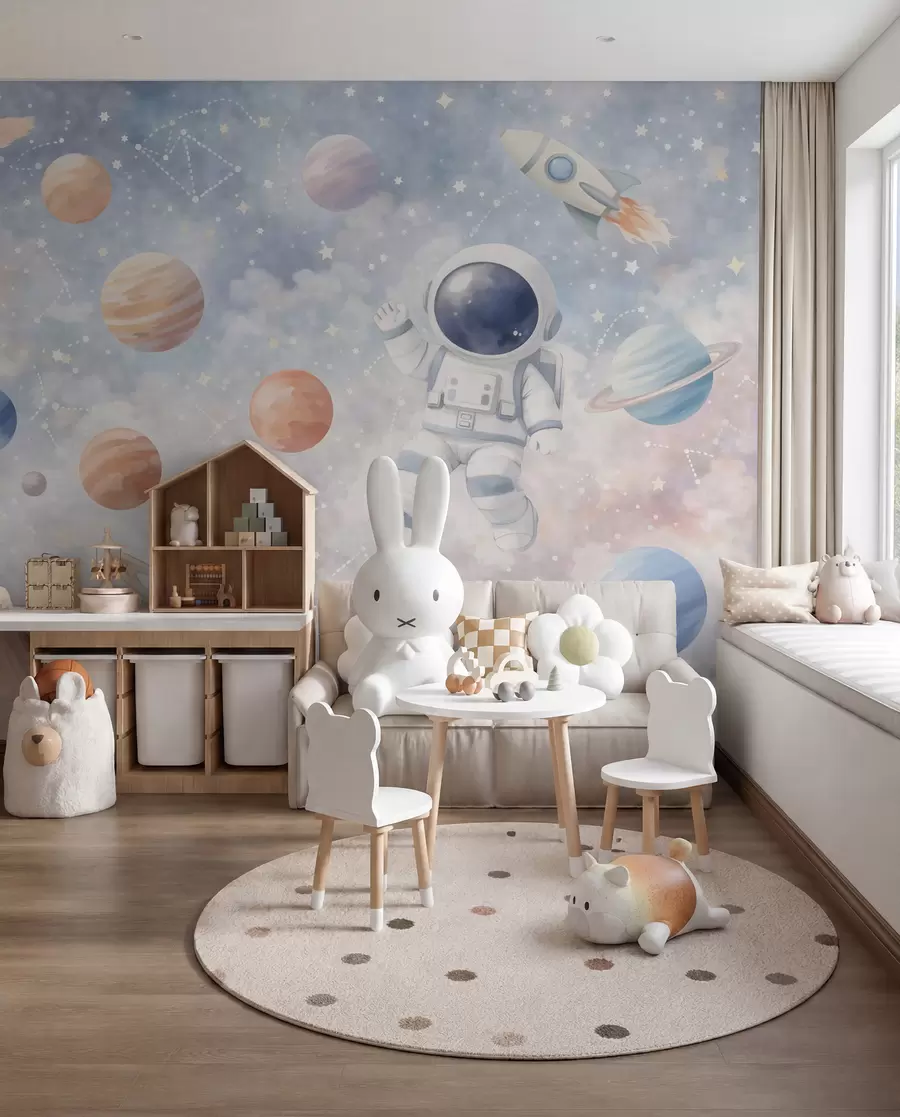Fototapeta Podróż małego astronauty w05233