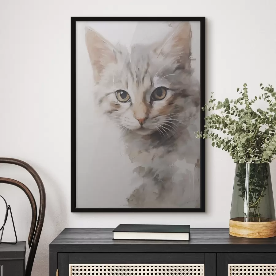 Fototapeta Obraz imitujący kota f48161