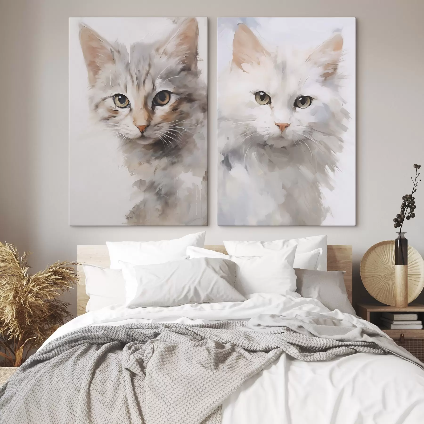 Obraz Obraz imitujący kota m30119