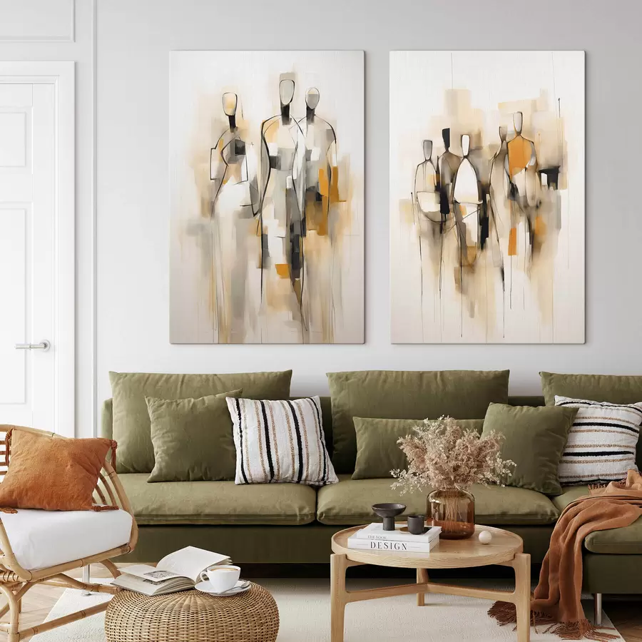 Obraz Abstrakcyjne sylwetki m30125