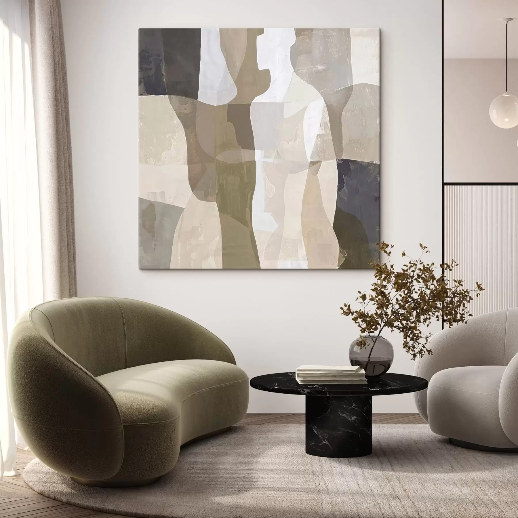 Obraz Abstrakcyjna sylwetka s48016