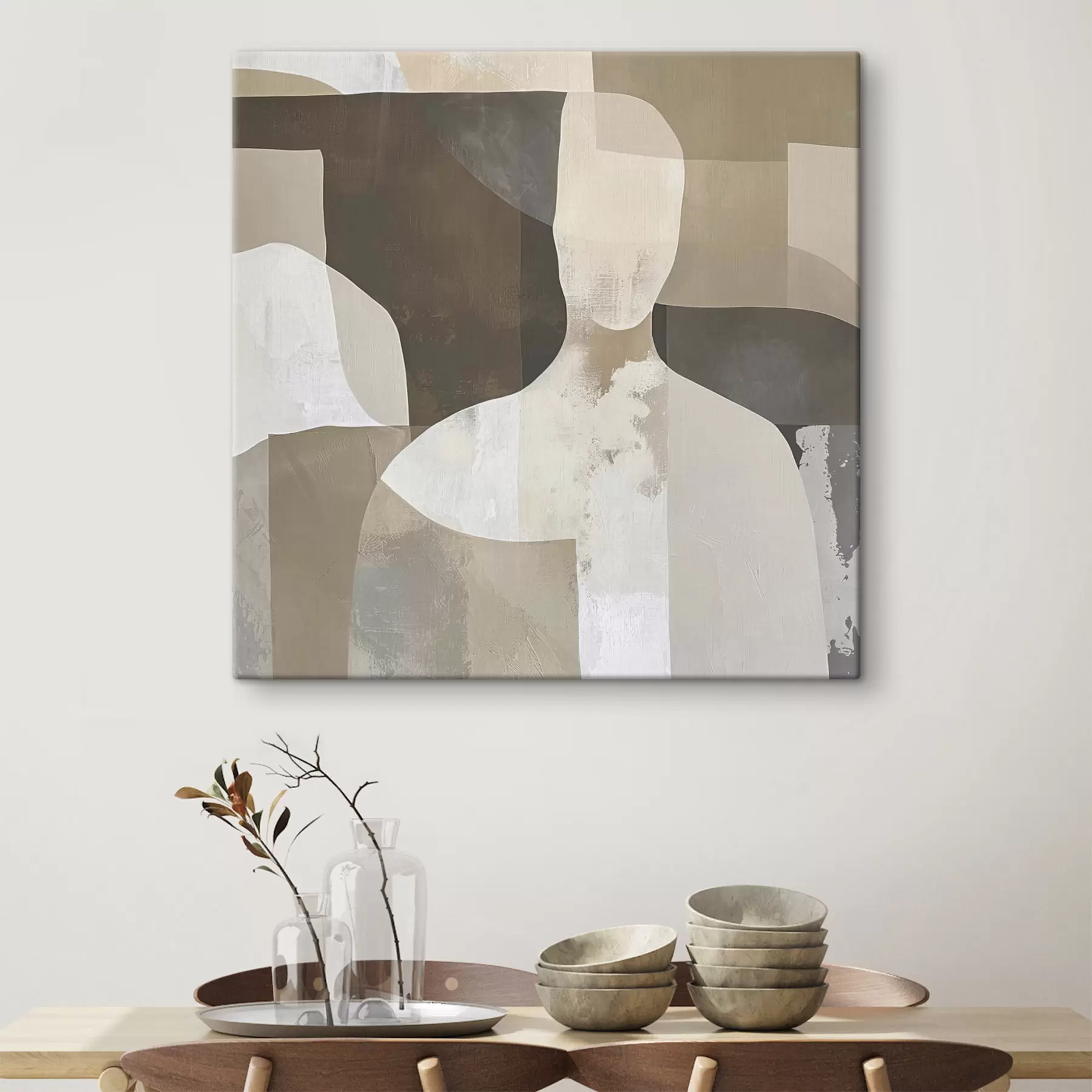 Obraz Abstrakcyjna sylwetka s48017