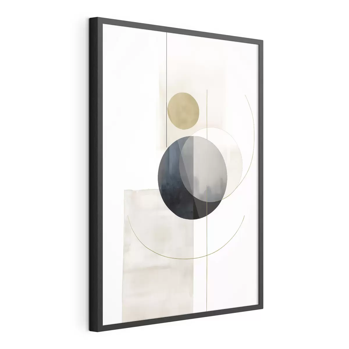 Plakat Streszczenie z okręgami f48018