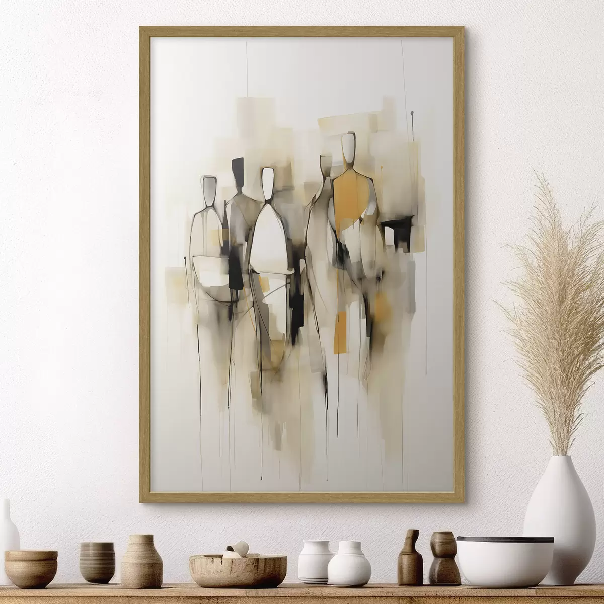 Plakat Abstrakcyjne sylwetki f48019