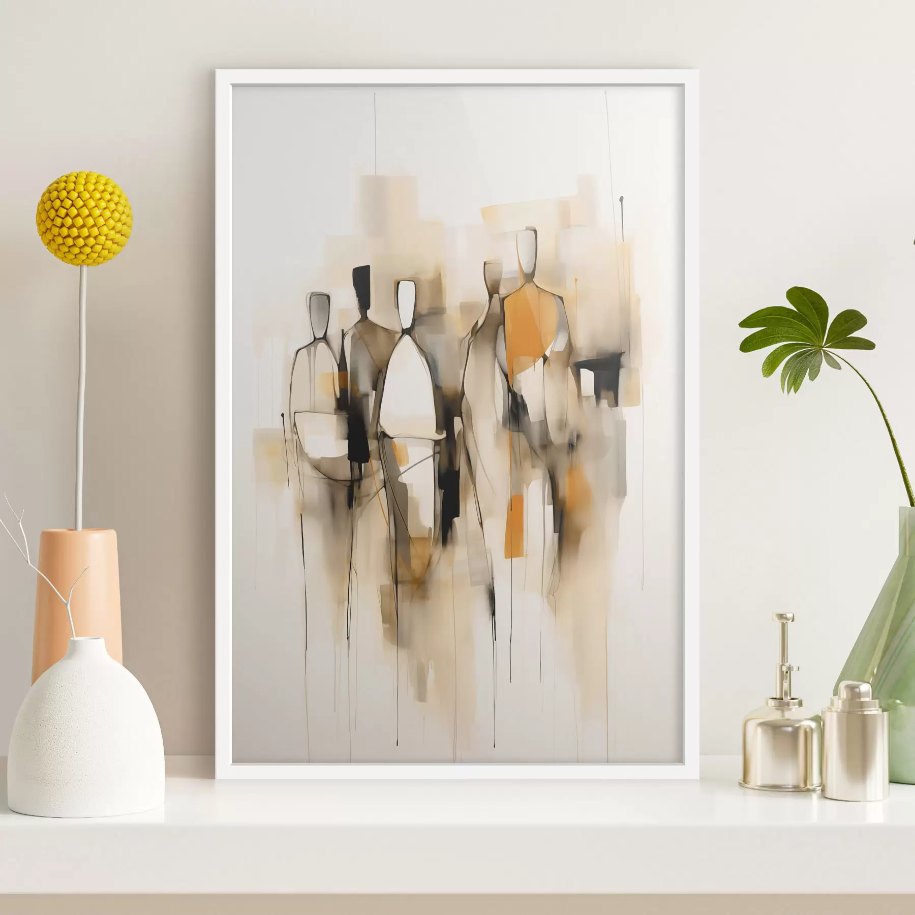 Fototapeta Abstrakcyjne sylwetki f48019