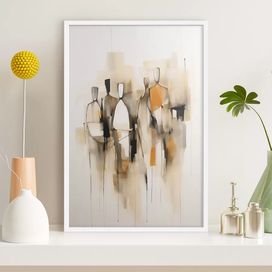 Fototapeta Abstrakcyjne sylwetki f48019