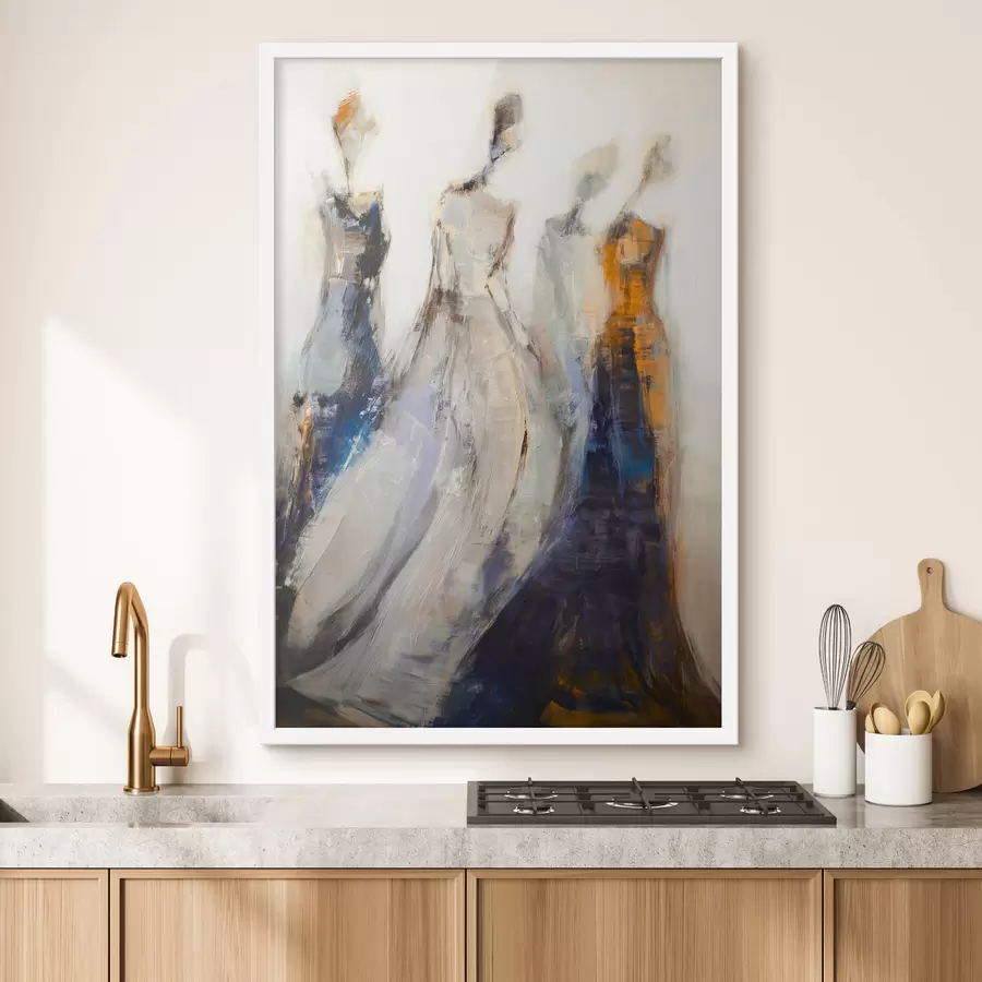 Fototapeta Eleganckie abstrakcyjne sylwetki kobiet f48180