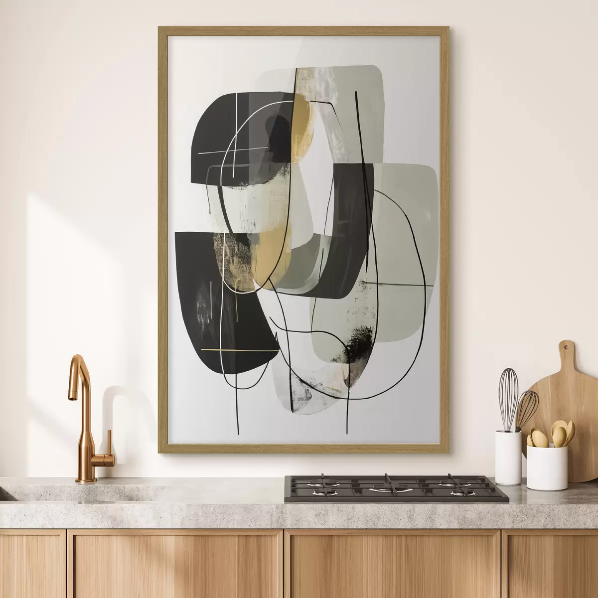 Plakat Współczesna abstrakcja f48220