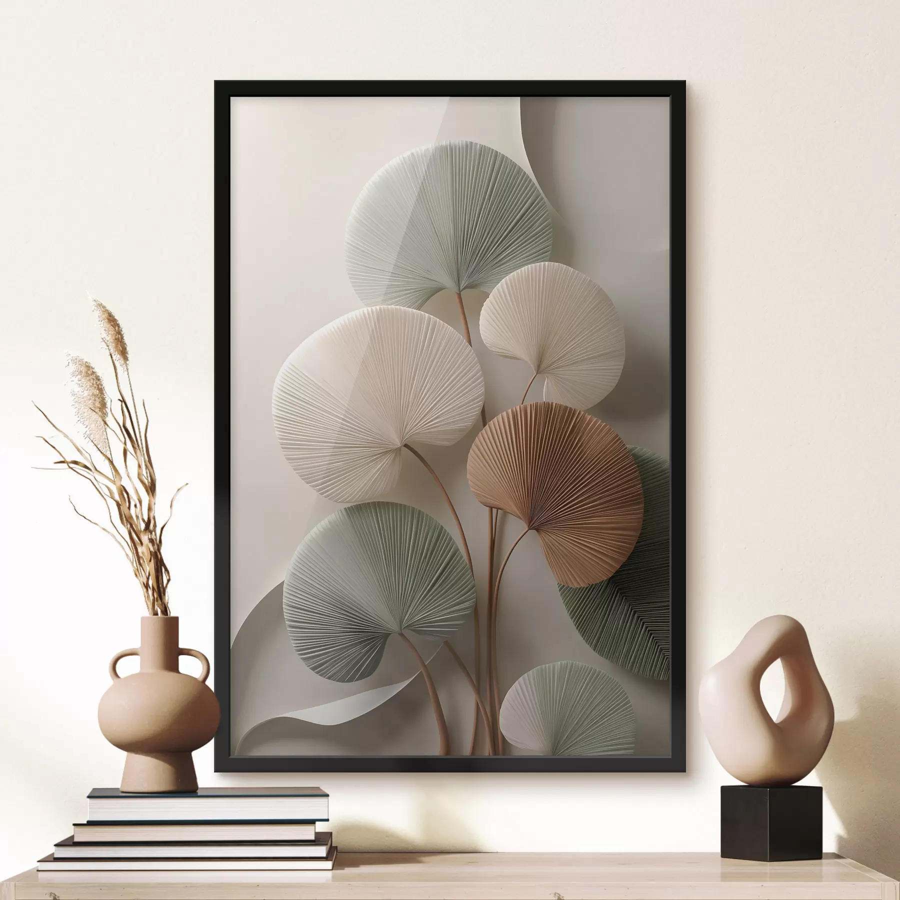 Fototapeta Abstrakcyjna kompozycja z liśćmi f48224