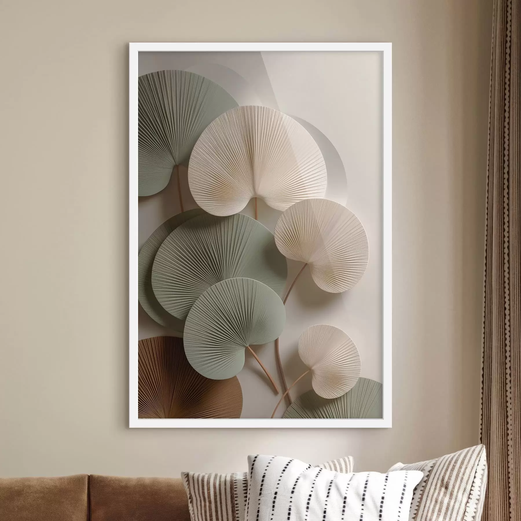 Fototapeta Abstrakcyjna kompozycja z liśćmi f48225