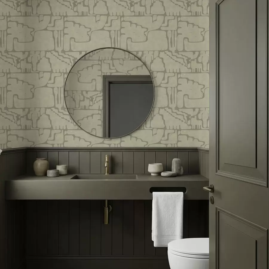 Fototapeta Jasny abstrakcyjny wzór o delikatnych kształtach a01122v2