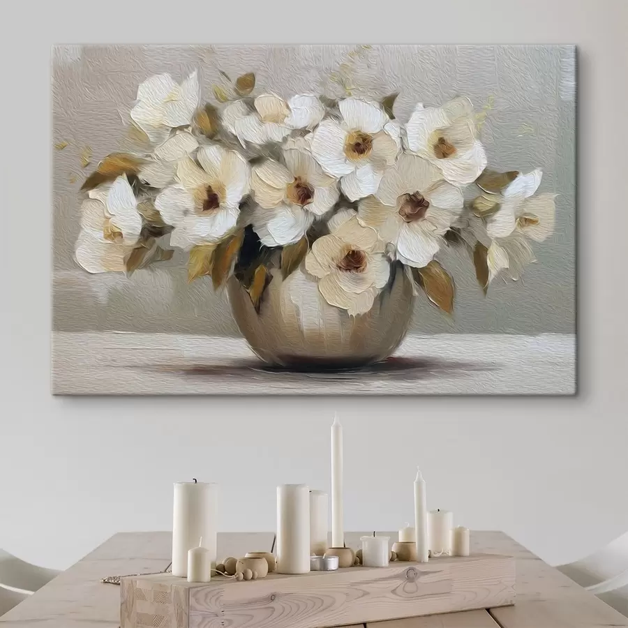 Obraz Kwiaty w wazonie s48242