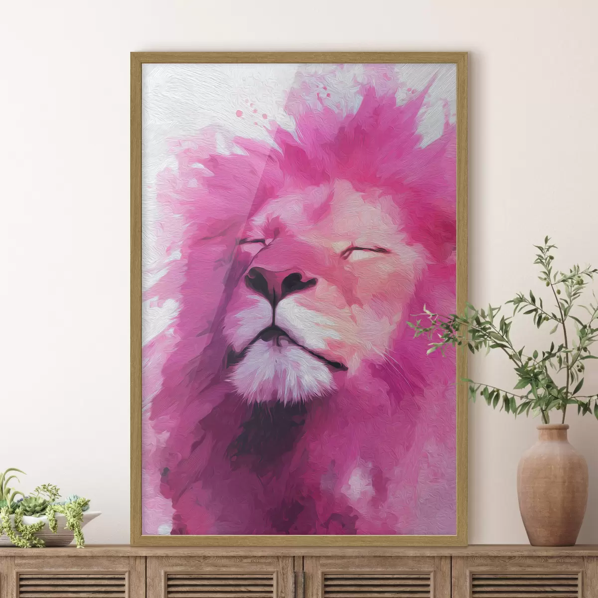Plakat Lew f48234