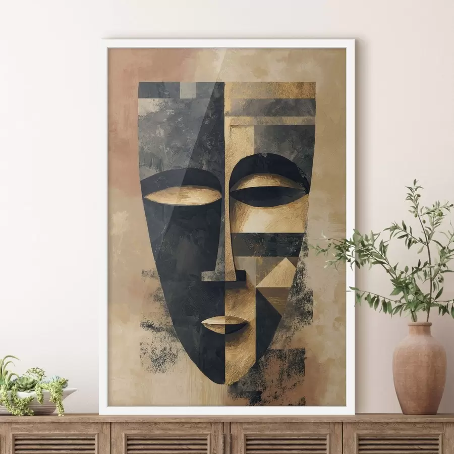 Fototapeta Abstrakcyjna twarz f48248