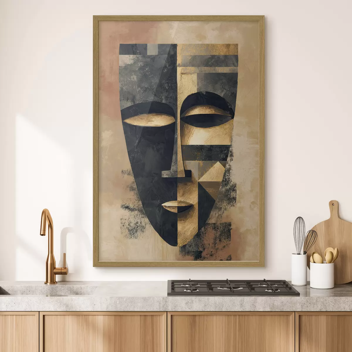 Plakat Abstrakcyjna twarz f48248