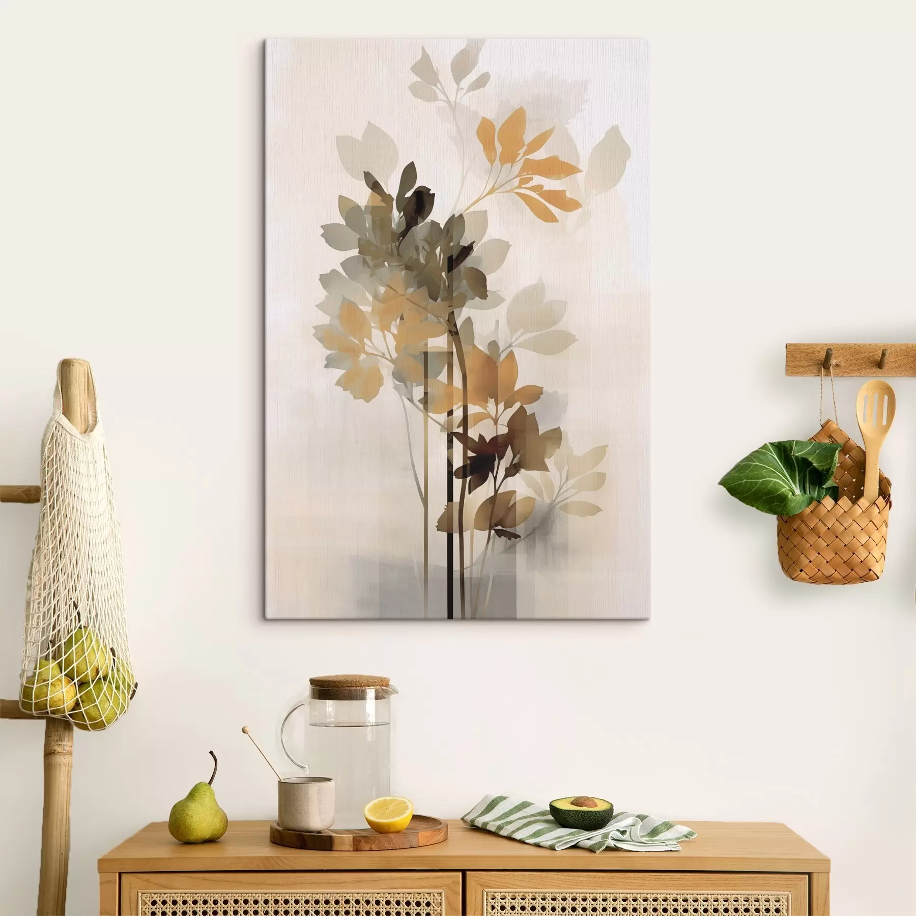 Obraz Abstrakcja roślin s48267