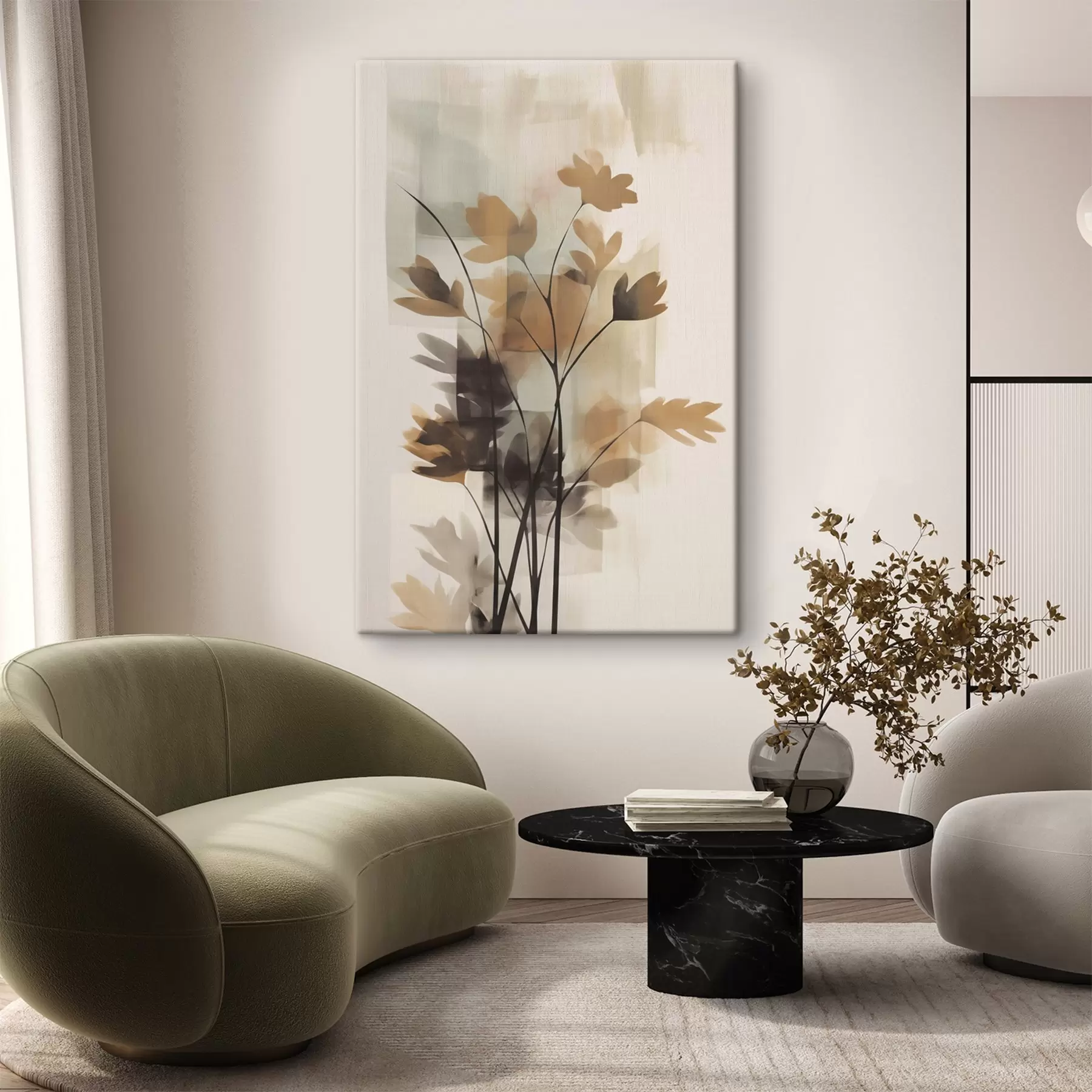 Obraz Roślinność abstrakcyjna s48268